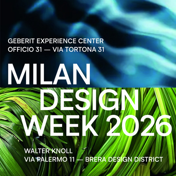 Milan Design Week 2026 Unsere Auftritte für Walter Knoll und Geberit